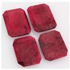 Image 1 : 183.46ctw RubyEmeraldCut LooseGemstone lot of 4