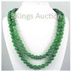 Image 1 : 1346.00ctw Natural Jade Round Handmade Necklace