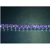 Image 1 : NATURAL 84.75 CTW AMETHYST BRACELET .925 STERLING SILVE