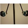 Image 1 : 13.50 CTW BLUE TOPAZ EARRING .925 STERLING SILVER