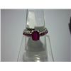 Image 1 : 9.00 CTW RUBY RING .925 STERLING SILVER