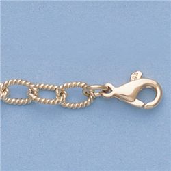 Genuine 16" 14k  Gold-Yellow  4.5mm Twisted Oval 13.7g