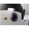 Image 1 : 33.50 CTW AMETHYST PENDANT .925 STERLING SILVER
