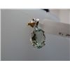 Image 1 : 13.50 CTW GREEN AMETHYST PENDANT .925 STERLING SILVER