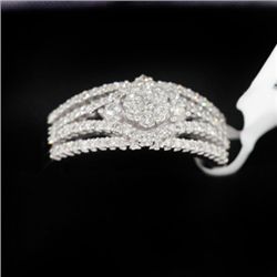 4.83g 14k White Gold Diamond Ring