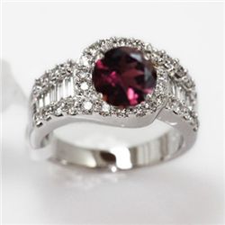 6.57g 14k White Gold Diamond Ring