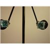 Image 1 : 27.00 CTW GREEN AMETHYST EARRING .925 STERLING SILVER
