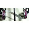Image 1 : NATURAL 27.00 CTW GARNET EARRING .925 STERLING SILVER