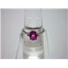 Image 1 : NATURAL 14.75 CTW RUBY and DIAMOND RING .925 STERLING S