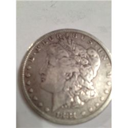 1881 SILVER MORGAN DOLLAR
