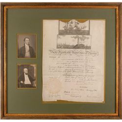 James Monroe and John Quincy Adams