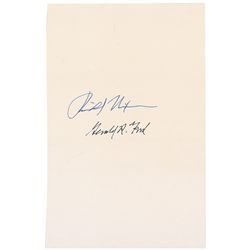 Richard Nixon and Gerald Ford