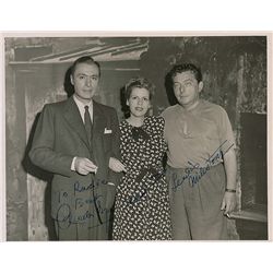 Lewis Milestone and Charles Boyer