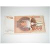 Image 2 : 1990 YUGOSLAVIA 1000 DINARA NOTE BOOK VALUE $18.00 *EXTREMELY RARE UNC HIGH GRADE NOTE*!!