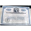 Image 1 : 1937 NEW YORK CENTRAL RAILROAD COMPANY STOCK CERT. *100 SHARES* SIGENED/STAMPED SEAL & DATED 1937!