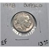 Image 1 : 1928 BUFFALO NICKEL RED BOOK VALUE IS $13.00 *RARE EXTRA FINE GRADE - NICE NICKEL*!!