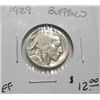 Image 1 : 1929 BUFFALO NICKEL RED BOOK VALUE IS $12.00 *RARE EXTRA FINE GRADE - NICE NICKEL*!!
