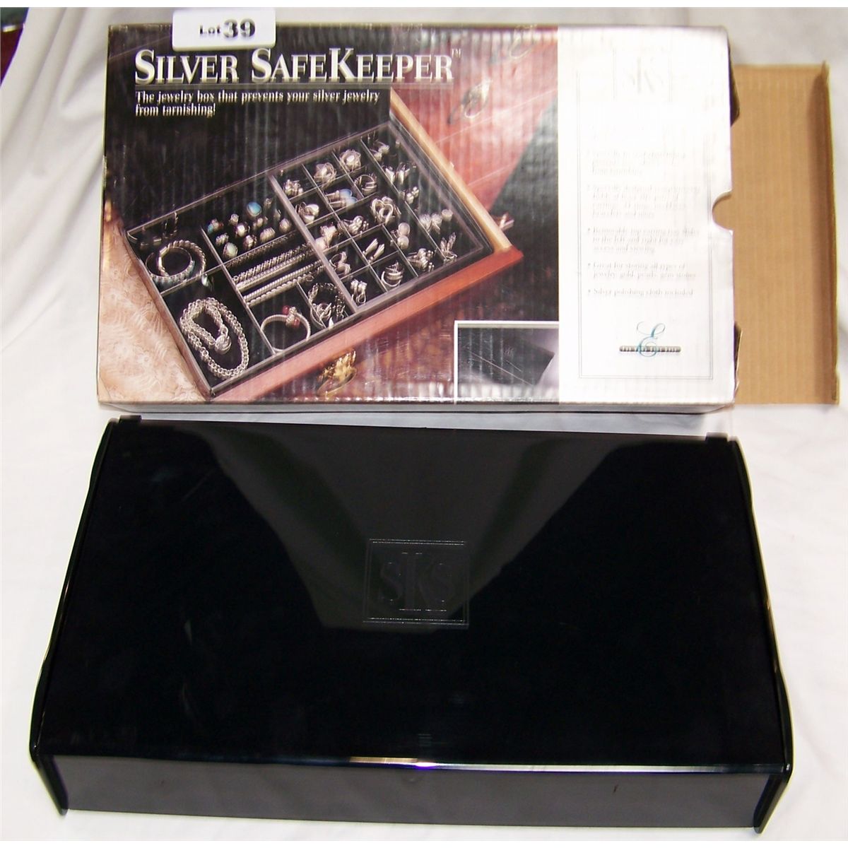 SKS Silver Safekeeper Jewelry Box