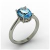 Image 1 : Aqua Marine 1.75 ctw Ring 14kt White Gold