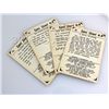 Image 2 : 1960's Race Car Cards - 4 pcs.