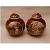 Image 1 : A pair of Vienna style pots and covers each d