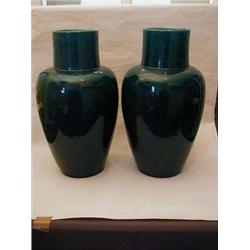 A pair of Chinese jar vases with all over str