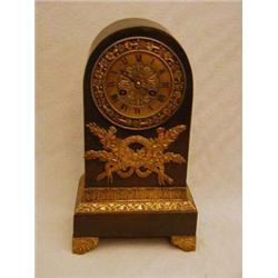 A 19th Century French mantel clock the eight