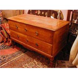 A South German commode chest the top crossban