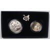 Image 1 : 1991 -1995 WORLD WAR II 50Th ANNIVERSARY  TWO COIN UNC. SET