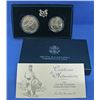Image 1 : 1995 CIVIL WAR BATTLEFIELD TWO COIN UNCIRCULATED COMMEMORATIVE  SET