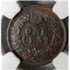 Image 3 : 1870 Indian penny  NGC AU scratched obv