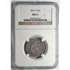 Image 1 : 1875S  Seated quarter  NGC61