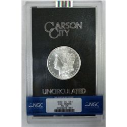 1882-CC MORGAN DOLLAR NGC MS-65 GEM GSA BOX, PAPER