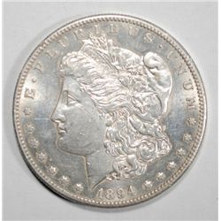 1894-S MORGAN DOLLAR CHOICE/GEM BU, NICE