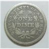 Image 2 : 1837 no stars Seated dime  VG/F  Est $50-$55