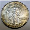 Image 1 : 1941-D WALKING LIBERTY HALF DOLLAR CHOICE BU+ ORIGINAL