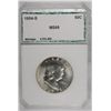 Image 1 : 1954S Franklin half $  PCI66  Est  $50-$60