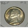 Image 1 : 1986-P JEFFERSON NICKEL *RARE MS HIGH GRADE - NICE COIN*!!