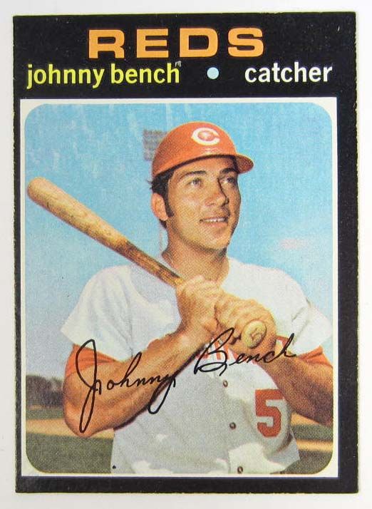 1971 Topps Johnny Bench Baseball Card