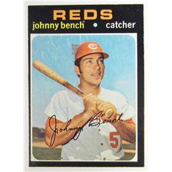 1971 TOPPS JOHNNY BENCH BASEBALL CARD