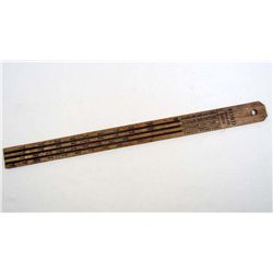 FORD MODEL A WOODEN ADVERTISING GASOLINE GAUGE