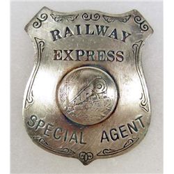RAILWAY EXPRESS SPECIAL AGENT BADGE