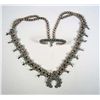 Image 1 : NATIVE AMERICAN INDIAN NAVAJO SQUASH BLOSSOM NECKLACE AND BRACELET