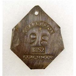CHARLESTON METAL SLAVE TAG