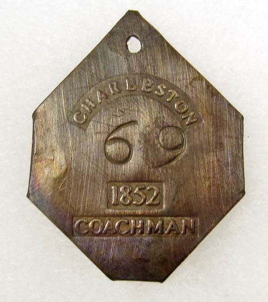 CHARLESTON METAL SLAVE TAG