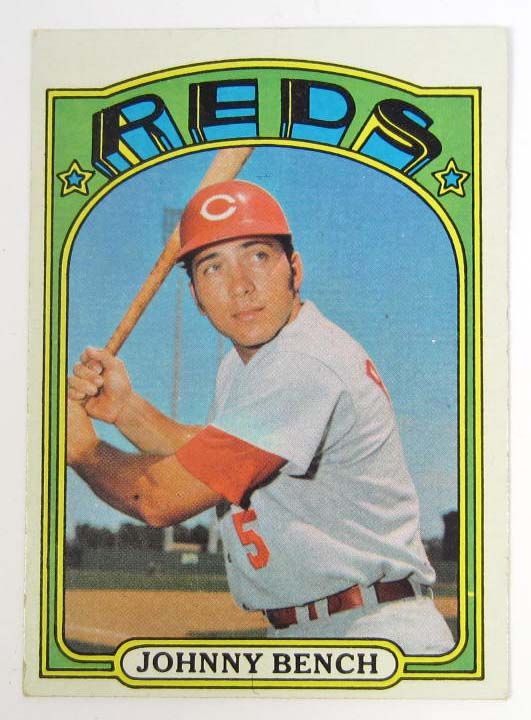1972 TOPPS JOHNNY BENCH BASEBALL CARD