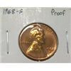 Image 1 : 1968-S LINCOLN CENT *RARE PROOF HIGH GRADE*!!
