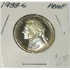 Image 1 : 1988-S JEFFERSON NICKEL RED BOOK VALUE IS $6.00 *RARE PROOF-65 HIGH GRADE*!!