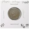 Image 1 : 1904 INDIAN HEAD RED BOOK VALUE IS $6.00 *VERY FINE GRADE - NICE PENNY*!!