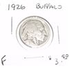 Image 1 : 1926 BUFFALO NICKEL RED BOOK VALUE IS $3.50 *FINE GRADE - NICE NICKEL*!!